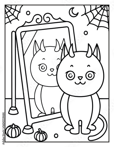 Halloween Coloring Page – Fun, Spooky, and Easy Designs for Kids and Adults | Ghosts, Pumpkins, Witches & More | Print