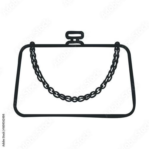 Classic clutch design for stylish accessorizing and fashion use