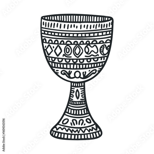 Decorative chalice design for celebrations and events