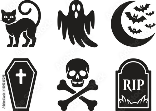 Halloween Horror Icons Collection

