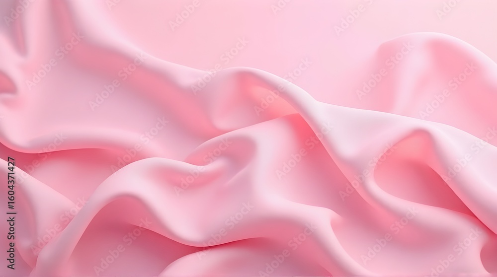 Pink fabric with soft wave.Textured background. Pink fabric with soft wave.Textured background.