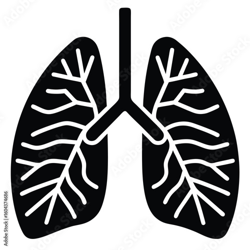 isolated breathing exercise chart on white background