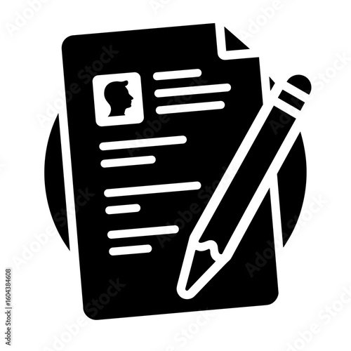 Resume silhouette with pencil – Skill tuning, personalized revision