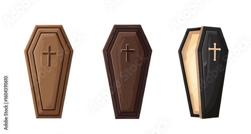 Coffin Designs Halloween Vampire Funeral
