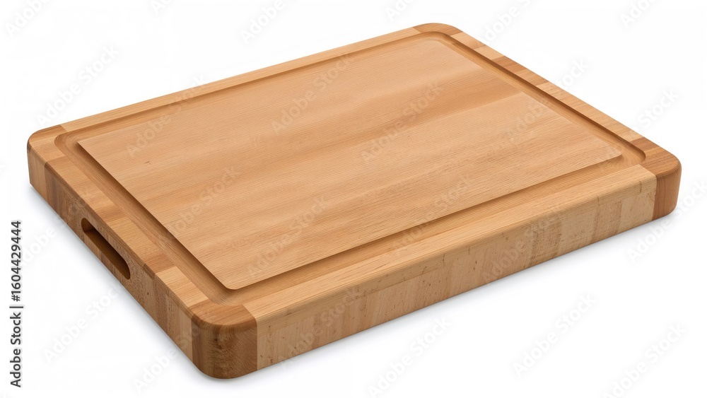 Unused wooden butcher block chopping board, clean and flawless Unused wooden butcher block chopping board, clean and flawless