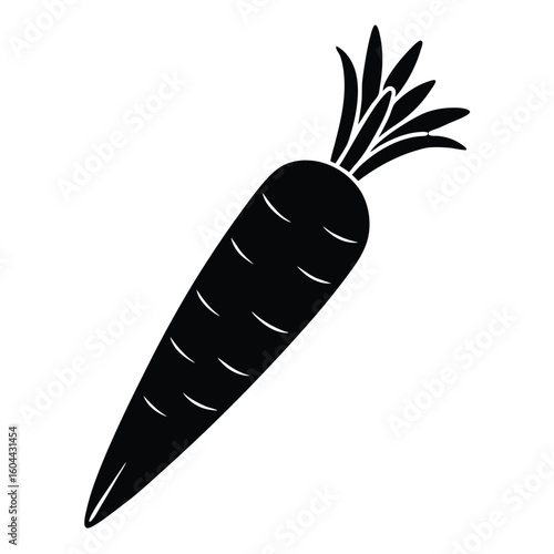 Nutritionist element isolated carrot on white background