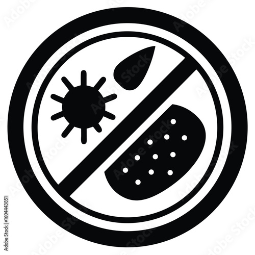 Nutritionist element isolated food allergy icon on white background