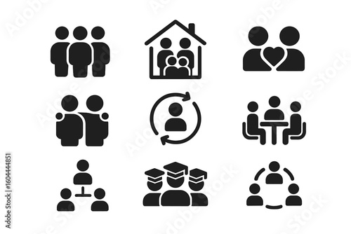 Vector illustration of a cyberpunk city at night. Futuristic sci-fi metropolis with neon lights, glowing signs, flying cars, and towering skyscrapers under a large planet.