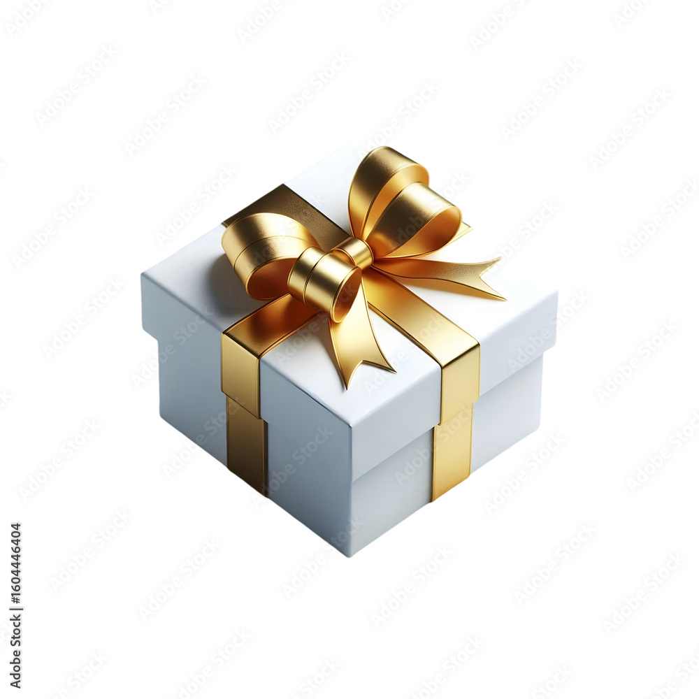 Obraz premium gift box isolated on white