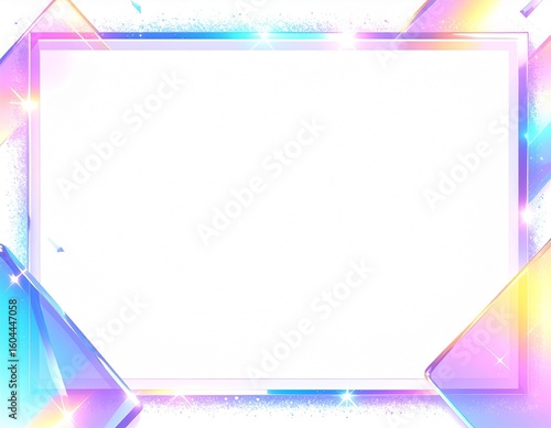 Sparkle Frame with Rainbow Gel Style