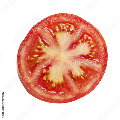 Wallpaper Mural Fresh tomatoe one slice on transparent background Torontodigital.ca