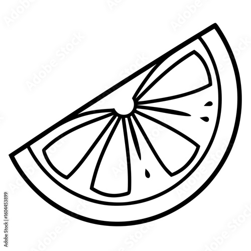 Citrus Slice Garnish  AI format, perfect for party, bar, and drink-themed designs. 