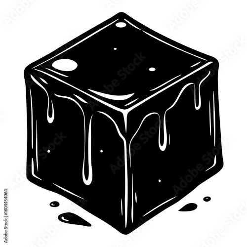 Ice Cube  AI format, perfect for party, bar, and drink-themed designs. 
