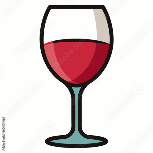 Wine Glass AI format, perfect for party, bar, and drink-themed designs. 
 
