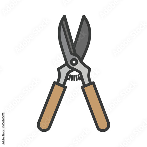 Heavy Duty Garden Shears for Precise Pruning and Cutting Sturdy Branches and Flowers