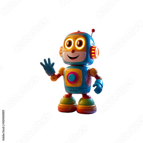 funny cartoon robot