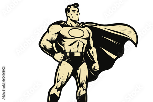 Ideal for comic book and graphic novel designs, retro-inspired vector illustration with transparent background, vintage style artwork perfect for creative storytelling projects