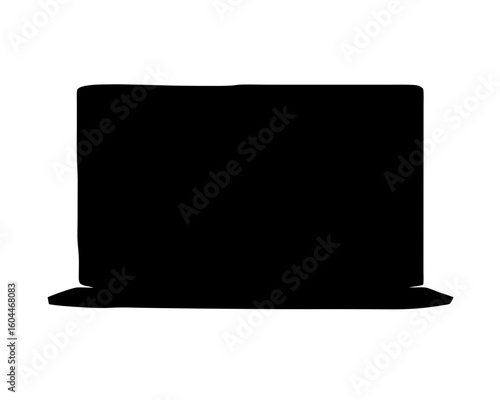 Silhouette of a mysterious object with a table like base standing tall