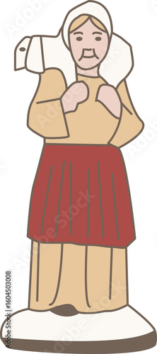 Santon de Provence la vieille