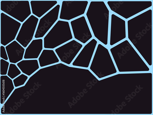 Minimal Geometric Composition With Voronoi Cell Arrangement