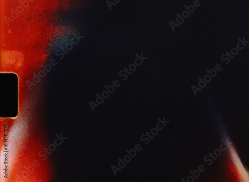 Authentic 8mm film burning effect creating a dramatic overlay