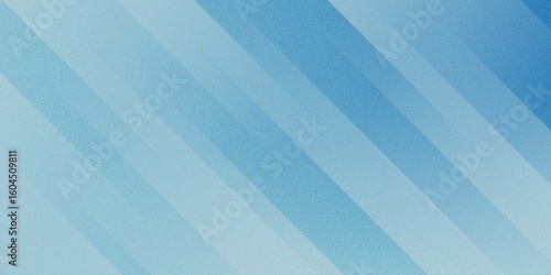 modern abstract blue background design with layers of textured white transparent material in triangle diamond and squares shapes in random geometric pattern