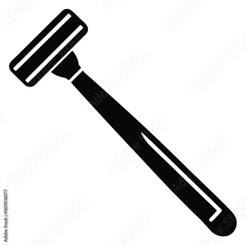 Tattoo artist element isolated disposable razors on white background