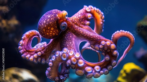 Octopus in aquarium (1)