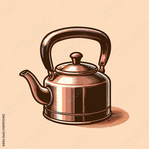 kettle on a white background