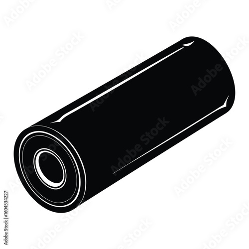 Tattoo artist element isolated plastic wrap roll on white background
