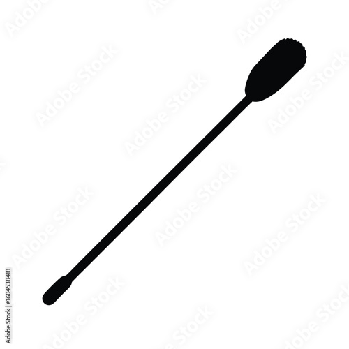 Tattoo artist element isolated skin swab on white background