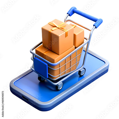 Online shopping mobile app delivery service e commerce digital marketing, in png