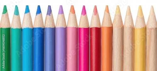 Wallpaper Mural The colorful array of pencils showcasing creativity and artistic expression. Torontodigital.ca