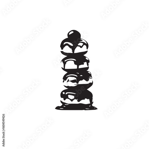 French Profiteroles Dessert 