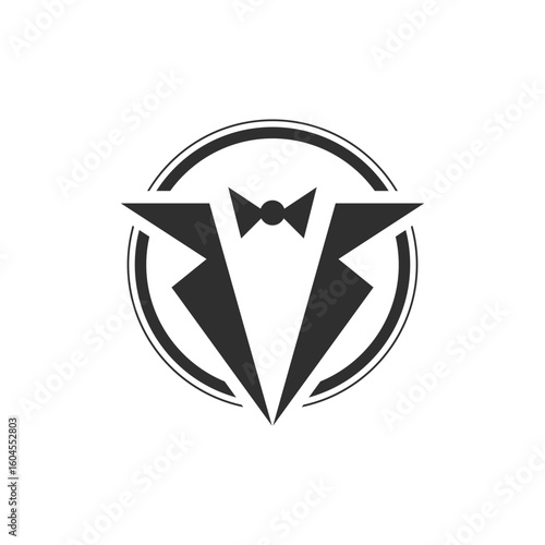 gentleman vector abstract modern logo