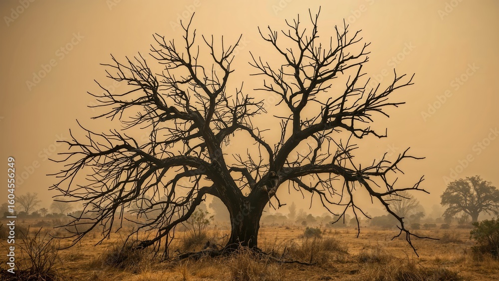 Smoke and fire ravaging forests due to environmental crisis Smoke and fire ravaging forests due to environmental crisis