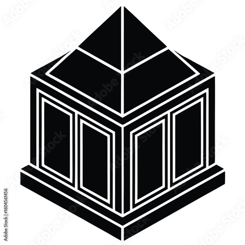 Interior designer element isolated 3d model on white background