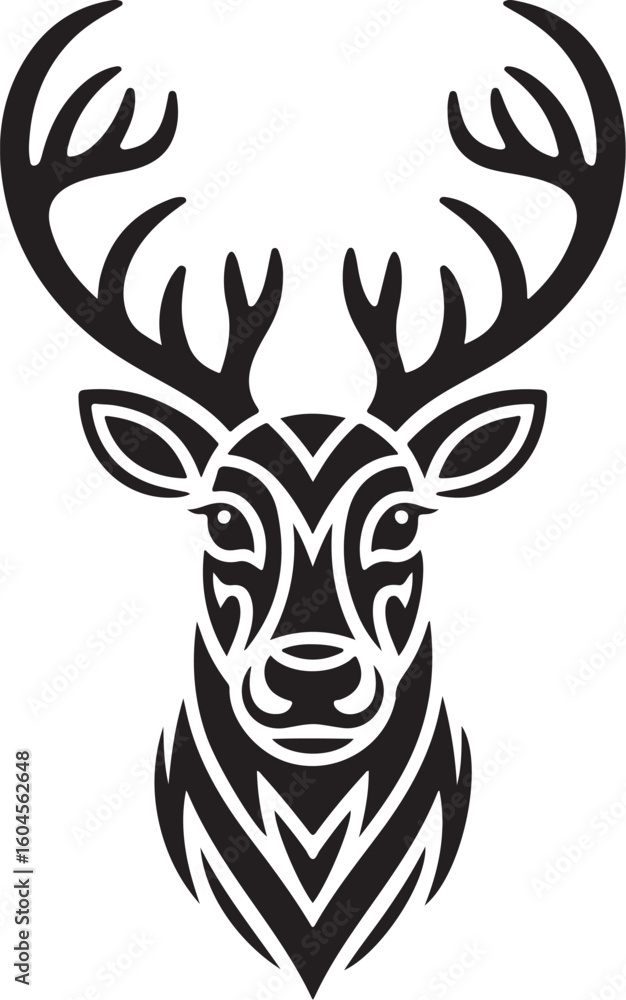 Naklejka premium Hunting Deer Clipart | Rustic Buck SVG for Cricut