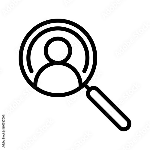 Know Your Customer (KYC) icon. Line icon. Vector icon with editable stroke. Isolated on transparent background.