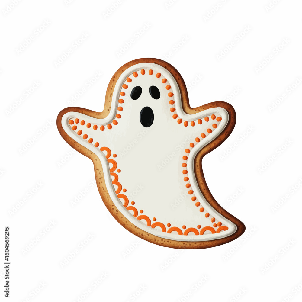 Obraz premium Folk Art Ghost Cookie