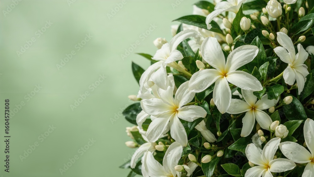Fototapeta premium Sweet-smelling and elegant jasmine flowers
