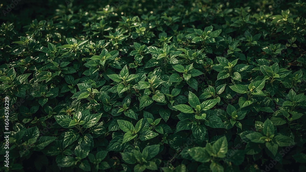 Obraz premium A Dense Green Area Creates a Captivating Backdrop