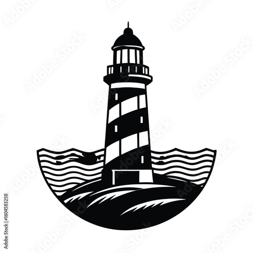 vintage-coastal-lighthouse-scene-sketch-style-vect.eps