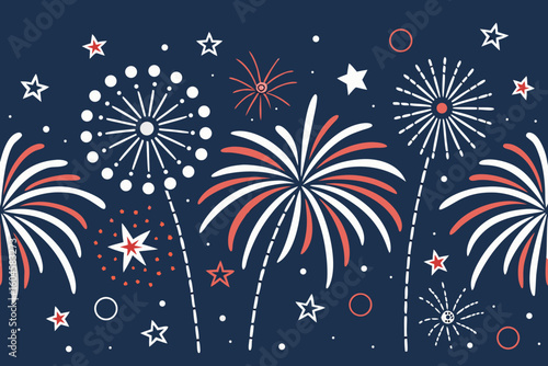 fireworks in the sky