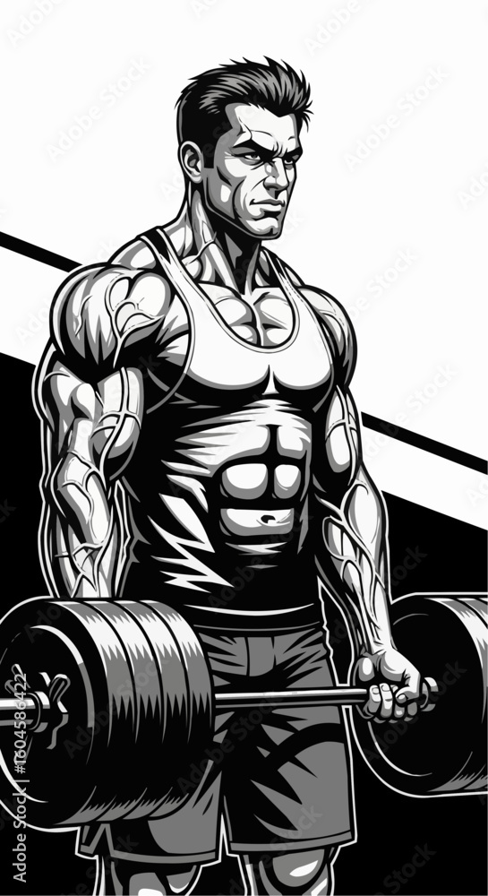 Obraz premium Strong man