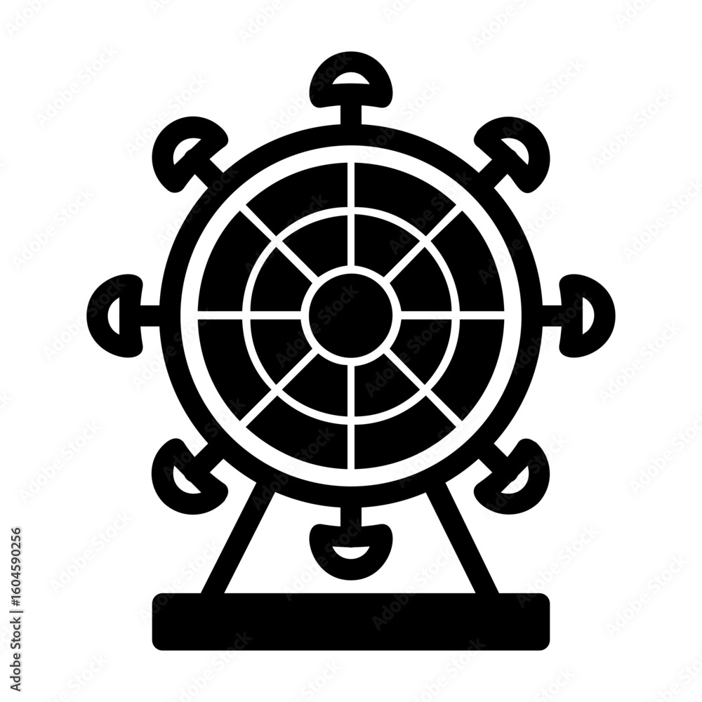 Obraz premium Ferris Wheel Icon