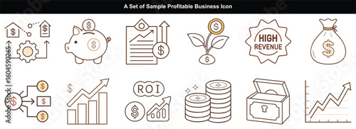 Profitable business  icon