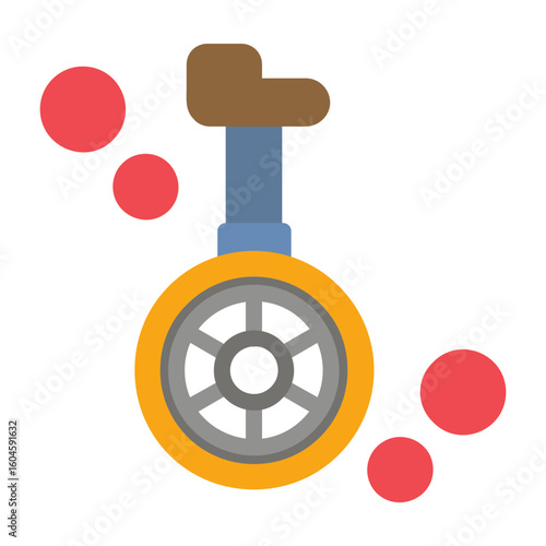 Electric Unicycle Icon
