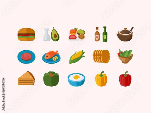 Food illustration vector