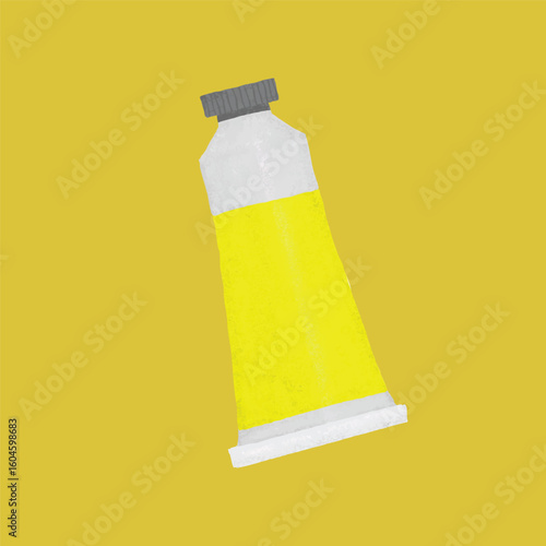 Creative Stationery Illustration – Tube Paint